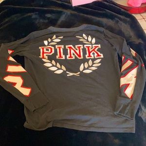 Victoria’s Secret Pink long sleeve logo shirt L